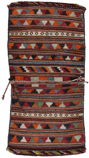 Jaf - Saddle Bags Персийски връзван килим 147x70