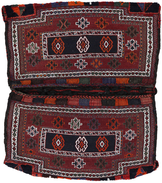 Jaf - Saddle Bags Персийски връзван килим 130x104