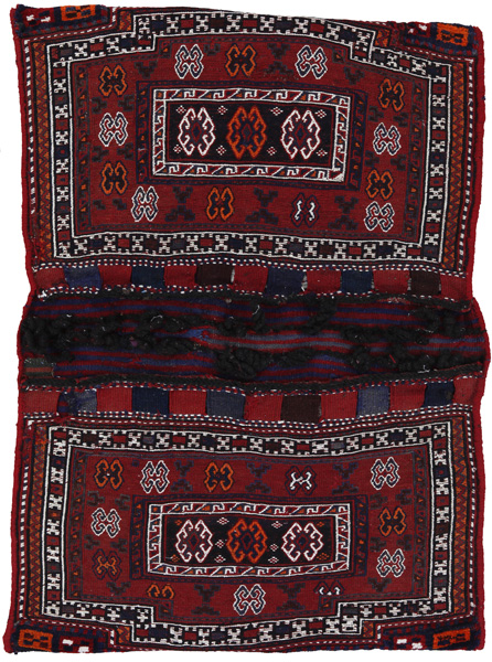 Jaf - Saddle Bags Персийски връзван килим 140x98