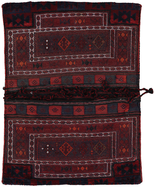 Jaf - Saddle Bags Персийски връзван килим 137x100