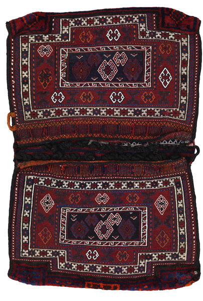 Jaf - Saddle Bags Персийски връзван килим 135x91