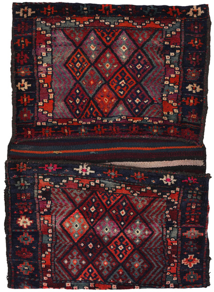 Jaf - Saddle Bags Персийски връзван килим 138x99