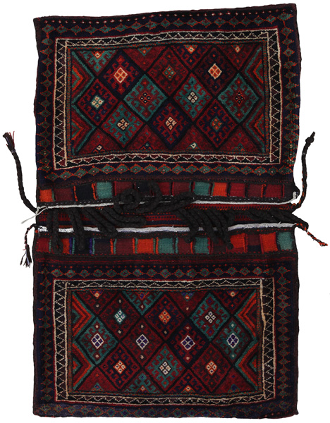 Jaf - Saddle Bags Персийски връзван килим 150x98