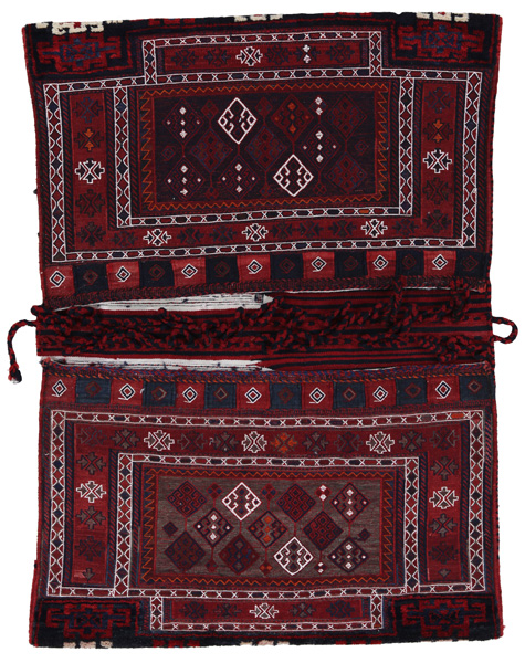 Jaf - Saddle Bags Персийски връзван килим 137x98