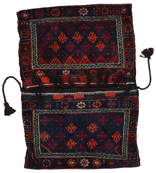 Jaf - Saddle Bags Персийски връзван килим 138x91