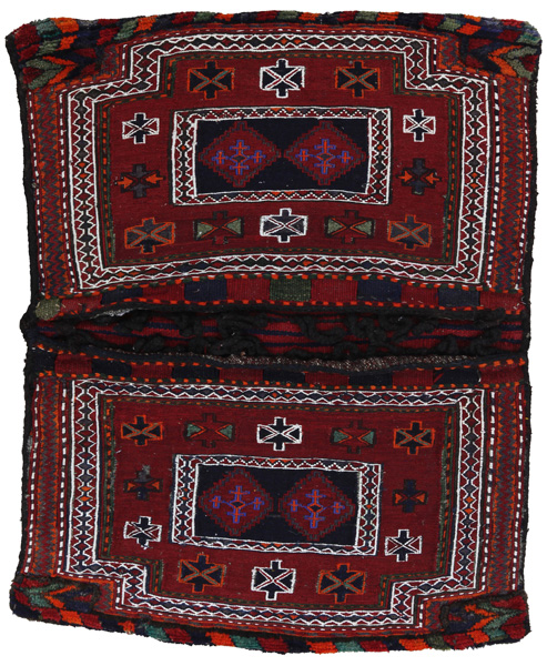 Jaf - Saddle Bags Персийски връзван килим 125x95