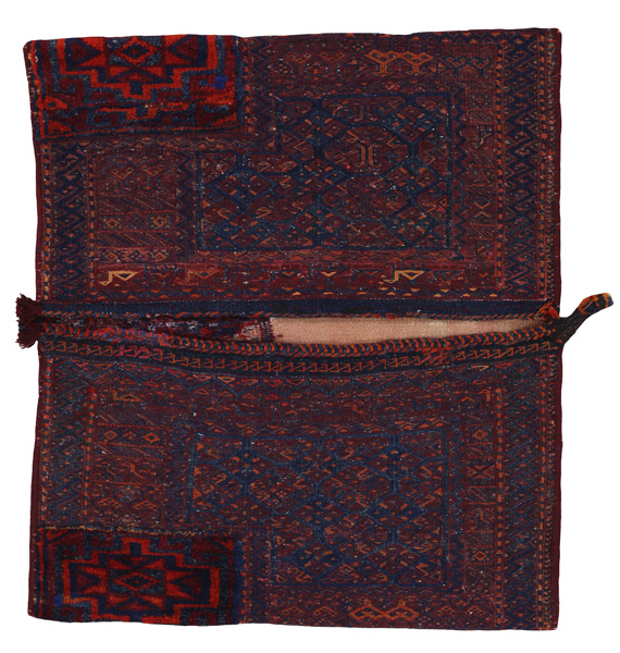 Jaf - Saddle Bags Персийски връзван килим 104x91