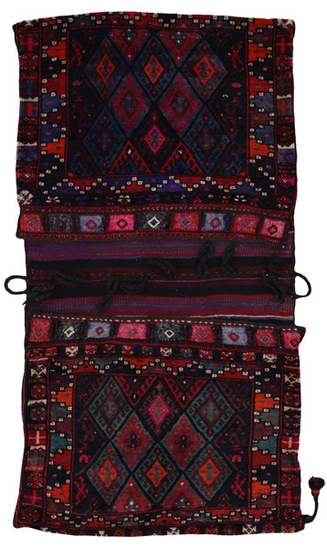 Jaf - Saddle Bags Персийски връзван килим 186x101