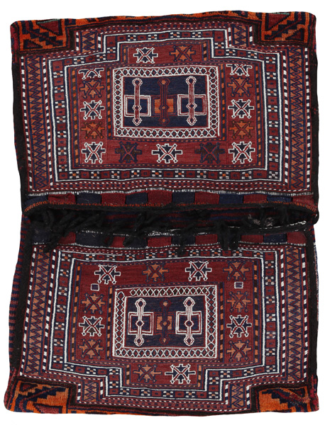 Jaf - Saddle Bags Персийски връзван килим 135x105