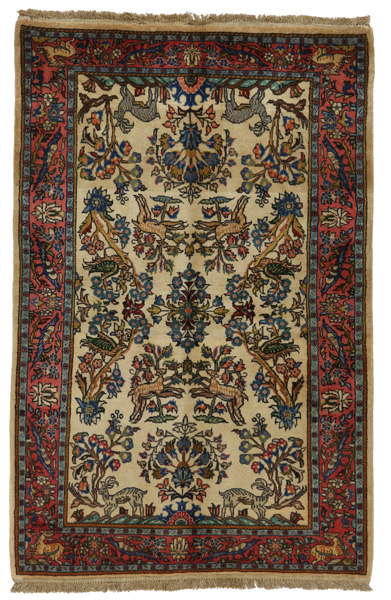 Jozan - Sarouk Персийски връзван килим 170x112
