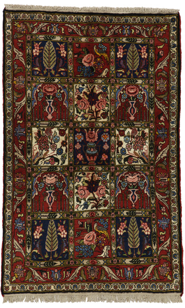 Bakhtiari Персийски връзван килим 158x102
