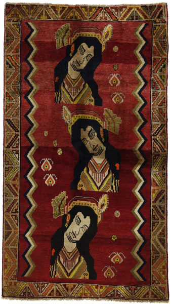 Qashqai Персийски връзван килим 222x126