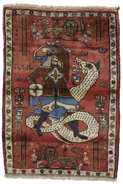 Bijar - Kurdi Персийски връзван килим 104x72