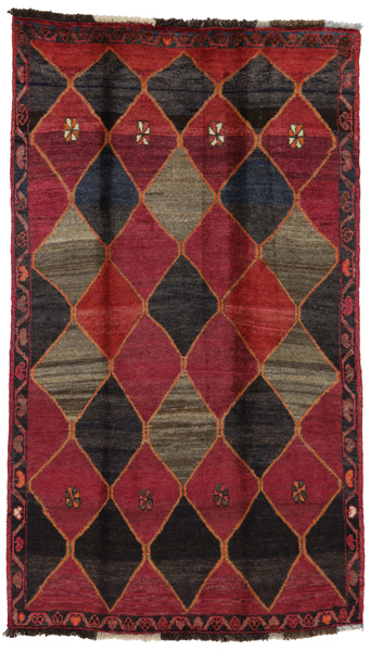 Gabbeh Персийски връзван килим 217x125