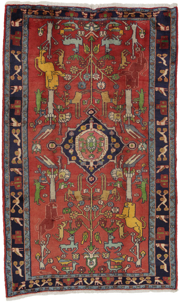Bijar - Kurdi Персийски връзван килим 215x132