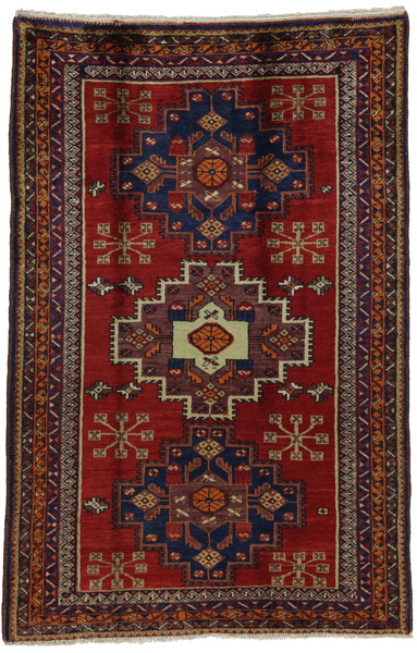 Afshar Персийски връзван килим 191x125