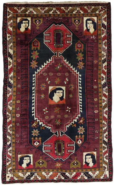 Gabbeh - Qashqai Персийски връзван килим 227x143