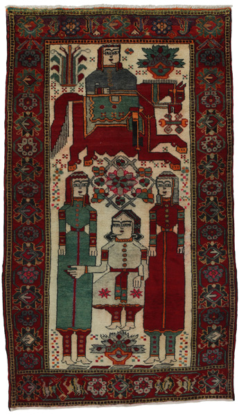 Bakhtiari - Lori Персийски връзван килим 213x120