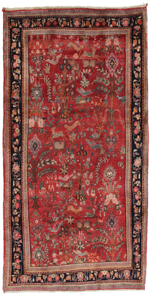 Jozan - Sarouk Персийски връзван килим 300x153
