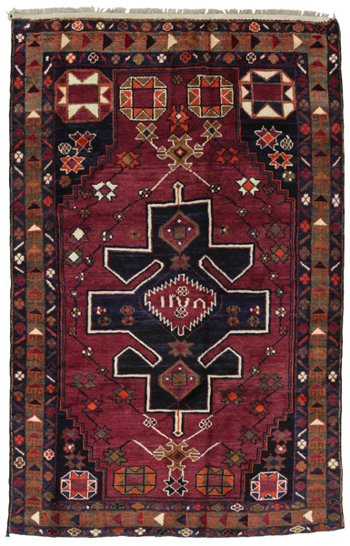 Lori - Qashqai Персийски връзван килим 206x132