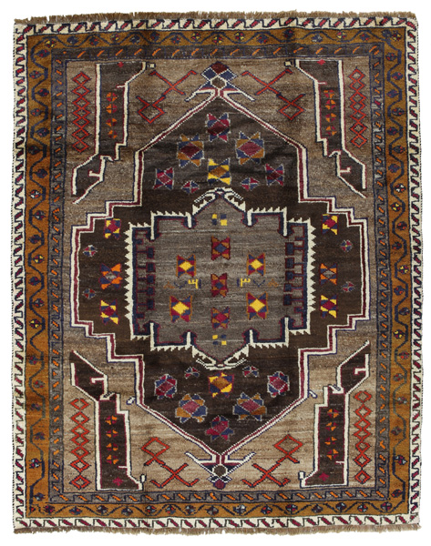 Gabbeh - Qashqai Персийски връзван килим 198x156