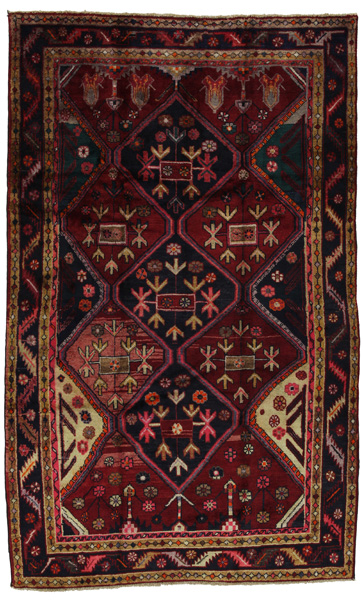 Bakhtiari - Qashqai Персийски връзван килим 245x150