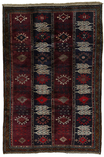 Gabbeh - Qashqai Персийски връзван килим 222x148