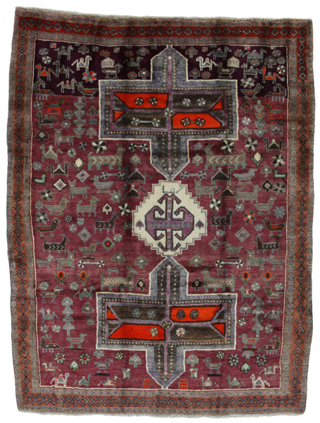 Gabbeh - Qashqai Персийски връзван килим 230x173