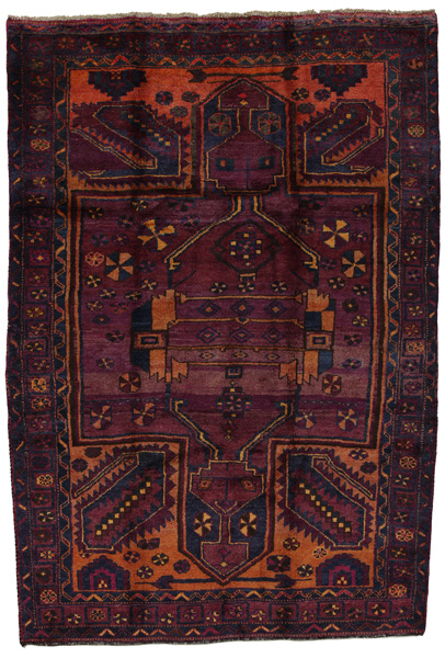 Gabbeh - Qashqai Персийски връзван килим 226x150