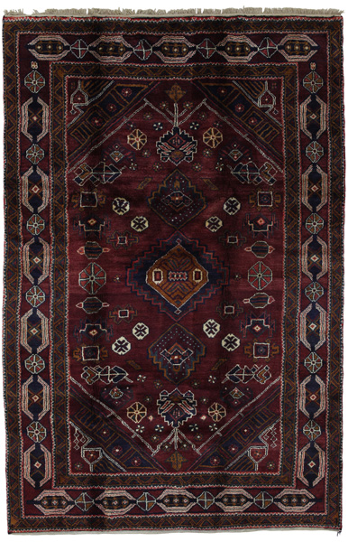 Qashqai Персийски връзван килим 227x150