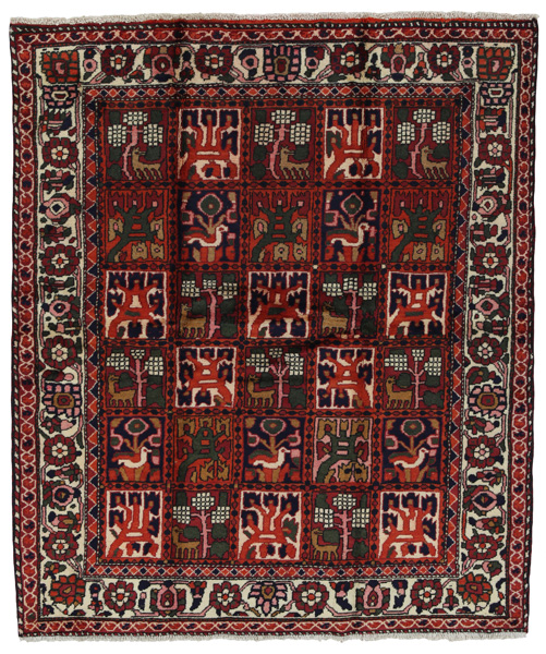 Bakhtiari - Qashqai Персийски връзван килим 186x156