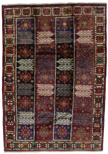 Qashqai - Gabbeh Персийски връзван килим 215x150