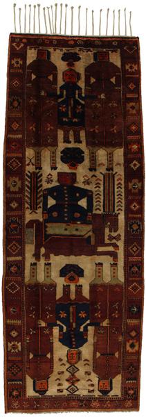 Bakhtiari - Lori Персийски връзван килим 362x132