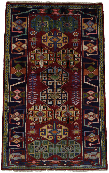 Qashqai - Yalameh Персийски връзван килим 195x122