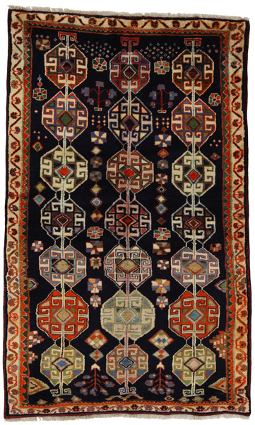 Gabbeh - Qashqai Персийски връзван килим 166x105
