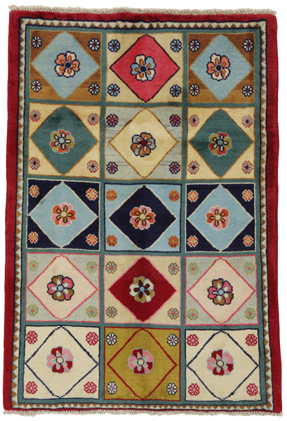 Gabbeh - Bakhtiari Персийски връзван килим 140x96