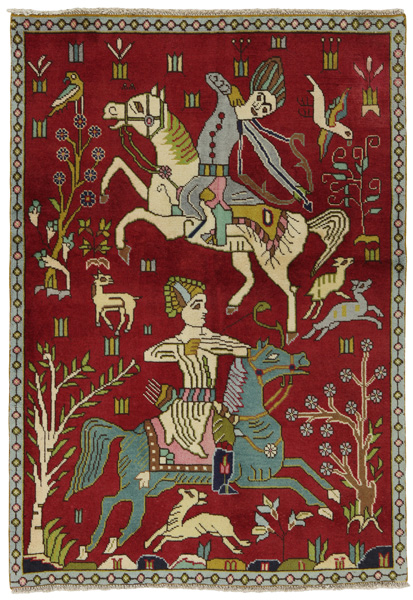 Tabriz Персийски връзван килим 142x100