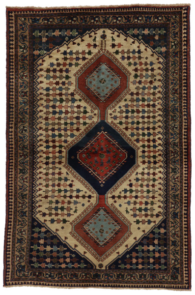 Qashqai - Shiraz Персийски връзван килим 166x110