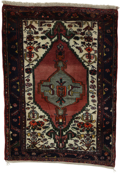 Tuyserkan - Hamadan Персийски връзван килим 103x75