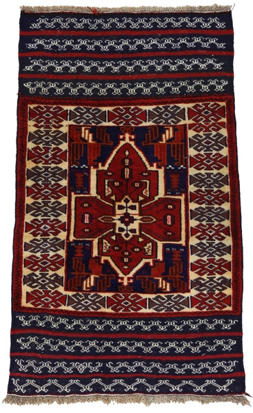 Turkaman Персийски връзван килим 133x80