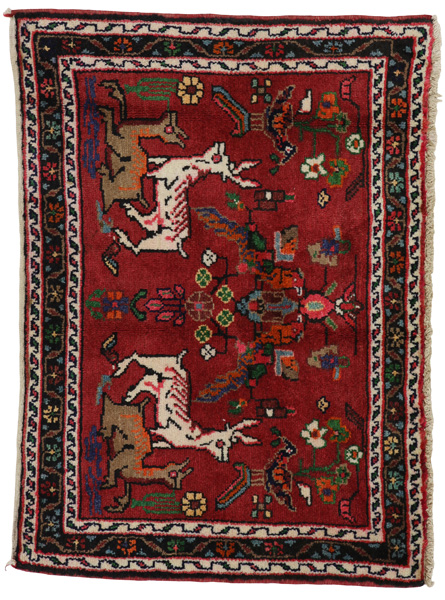 Sarouk - Farahan Персийски връзван килим 70x97