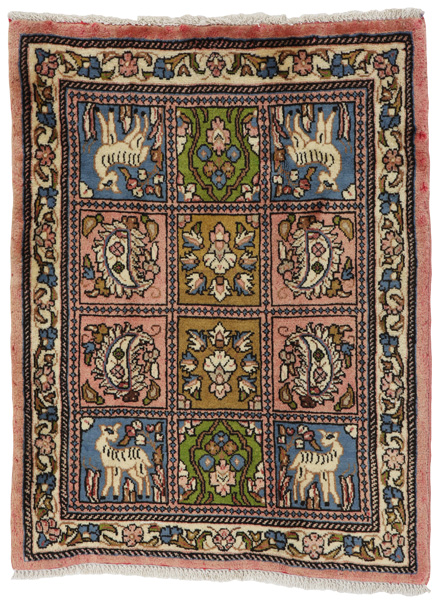 Bakhtiari Персийски връзван килим 101x76