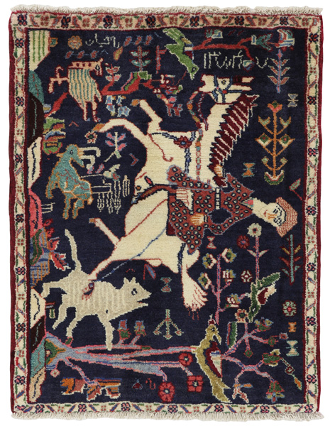Sarouk - Farahan Персийски връзван килим 85x66