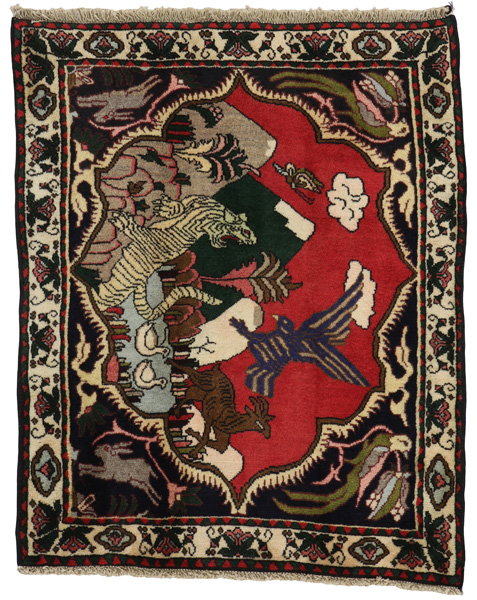 Bijar - Kurdi Персийски връзван килим 82x69