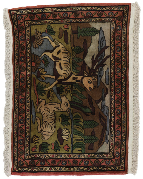 Sarouk - Farahan Персийски връзван килим 56x82