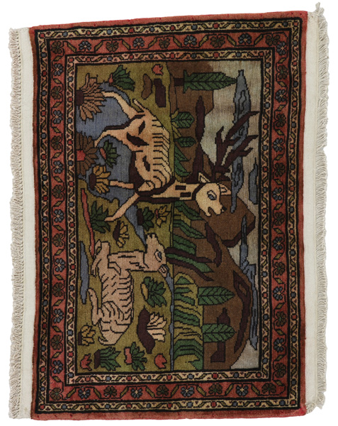 Sarouk - Farahan Персийски връзван килим 56x81