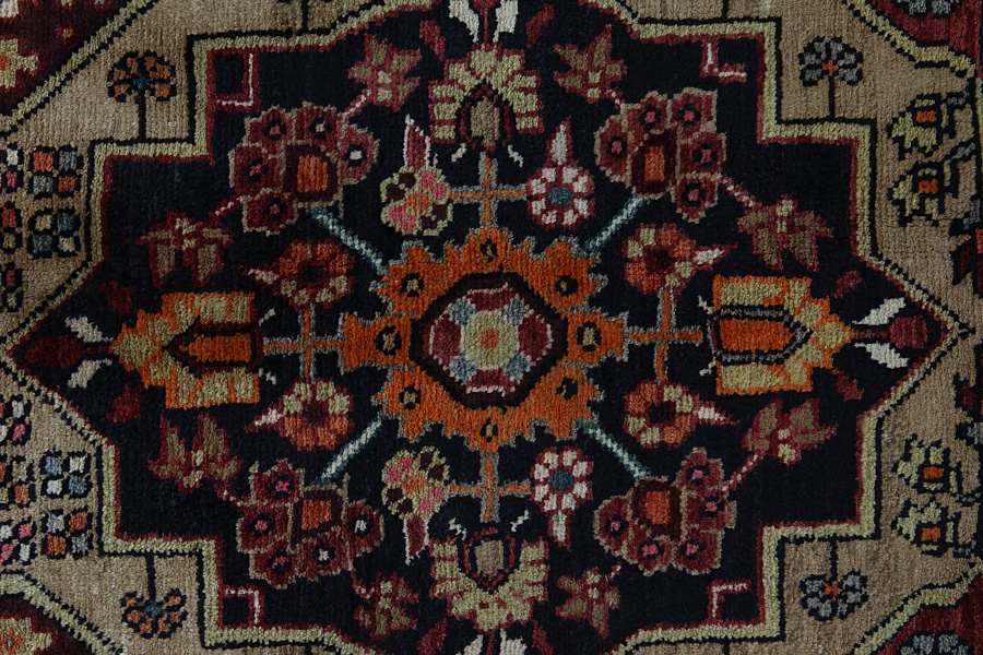 Bijar - Kurdi Персийски връзван килим 160x86 - Снимка 6