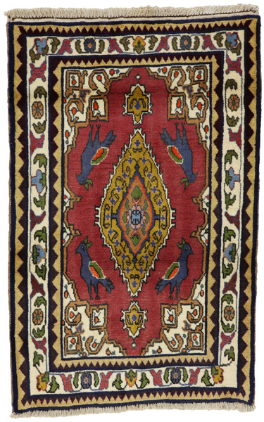 Koliai - Kurdi Персийски връзван килим 102x66