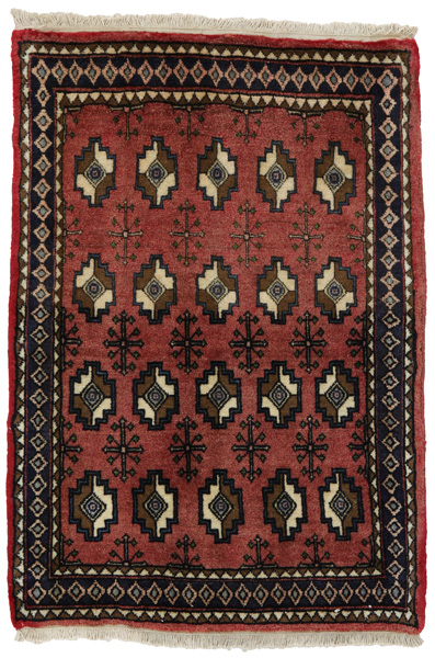 Бухара - Turkaman Персийски връзван килим 90x63