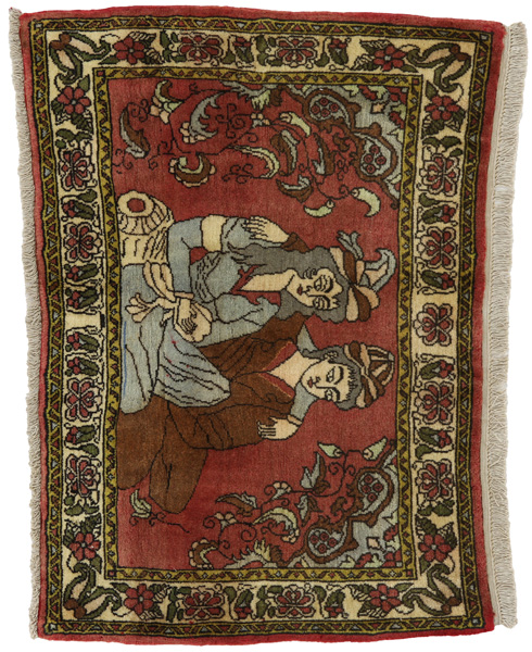 Sarouk - Farahan Персийски връзван килим 64x91